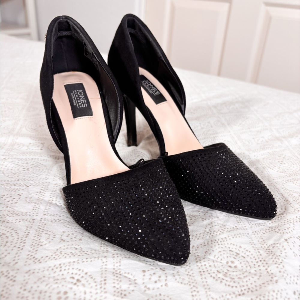 Black Sparkly High Heels